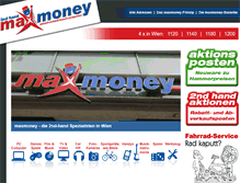 Tablet Screenshot of maxmoney.at