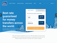 Tablet Screenshot of maxmoney.com